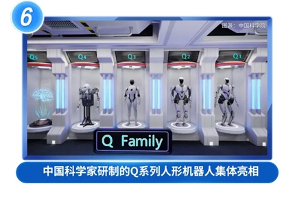 中国凯发k8家研制的Q系列人形机器人集体亮相